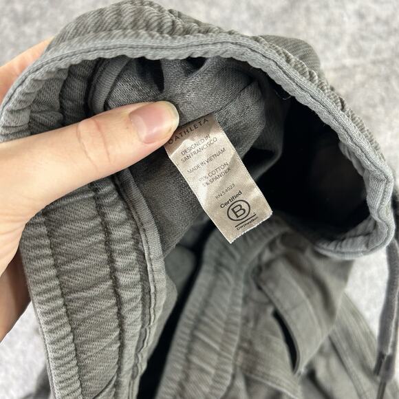 Athleta Pants Women’s 8 Farallon Jogger Gray Green Cozy Lounge Athleisure - Picture 8 of 9